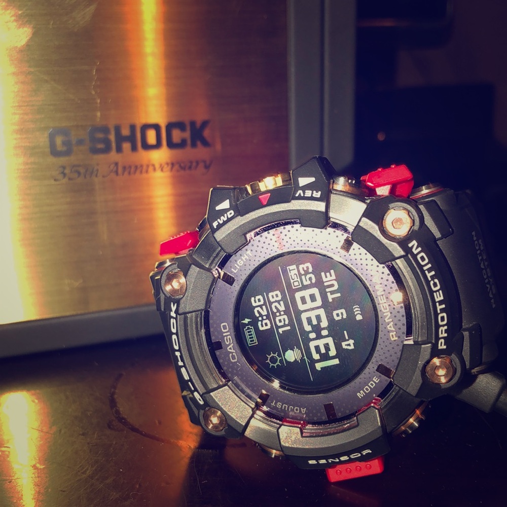 G shock rangeman GPR B1000TFjr magma 35th annivers